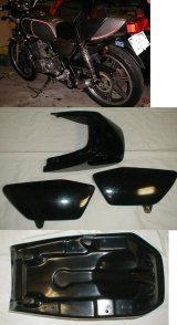画像: YAMAHA 最終型　RD250/400 シートベース FRP製